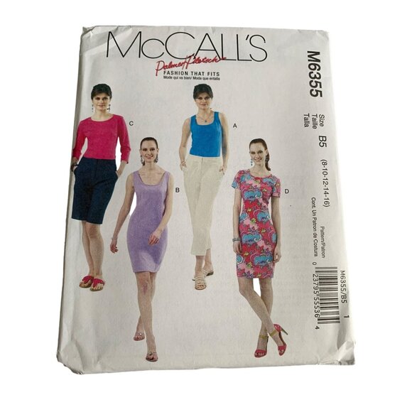 McCalls M6355 Womens Dress Shirt Sewing Pattern Size 8-16 2011 uncut - Picture 1 of 2